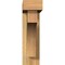 Ekena Millwork Westlake Block Rough Sawn Bracket w/ Offset Brace, Western Red Cedar, 4"W x 14"D x 14"H BKT0402X14X14WTL05RWR - alternate 2